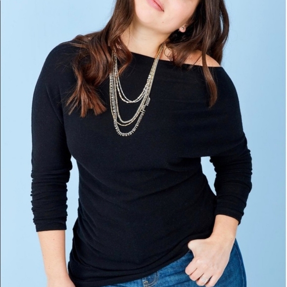 Stella & Dot Tops - Stella & Dot Ren Slouchy Knit Top Womens Small